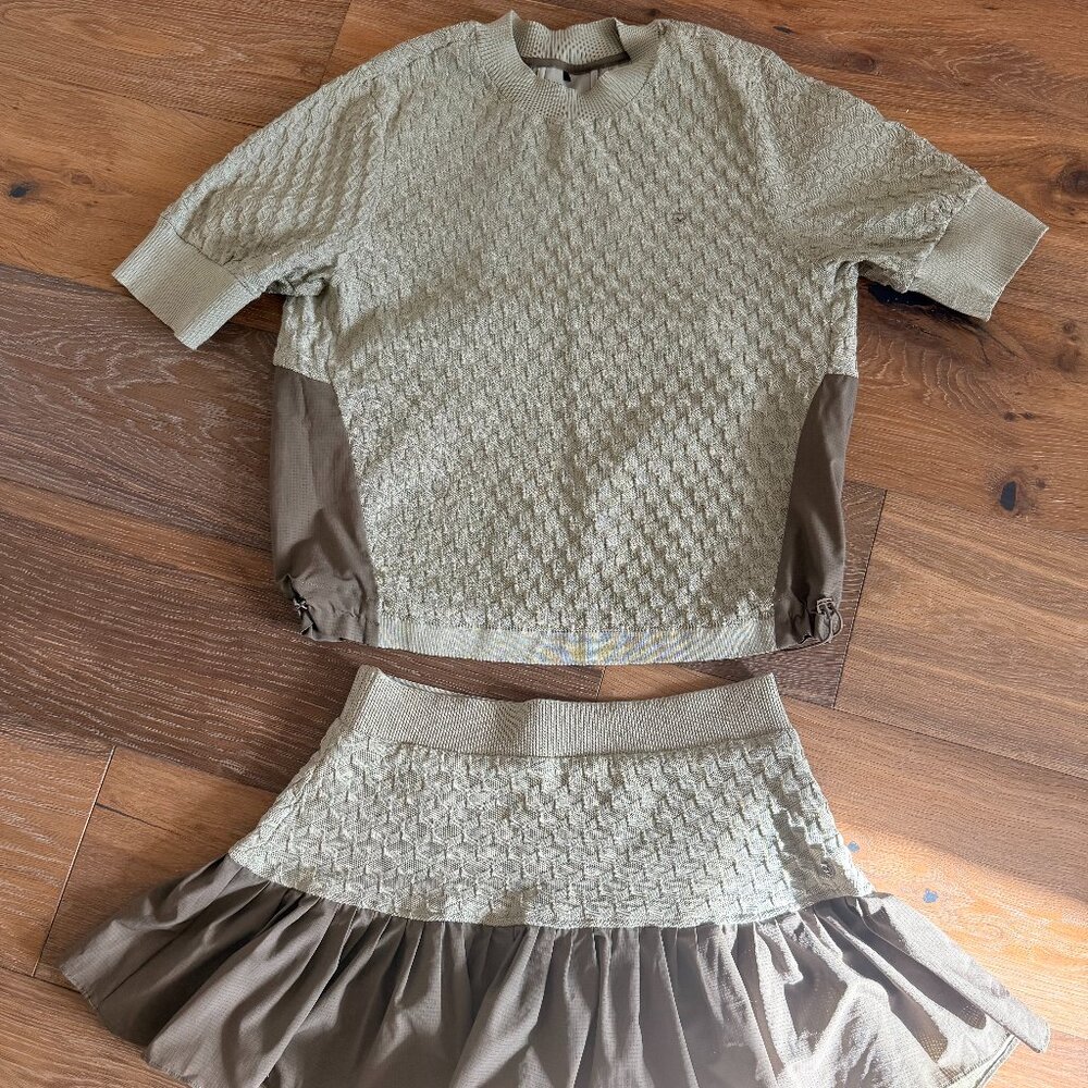 Amazing Cre Golf Set (Top & Bottom) - Khaki - Size Large